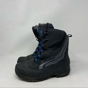 Columbia Kids Boys Bugaboot Black 400g Omni-Heat Snow Boots Size 4
